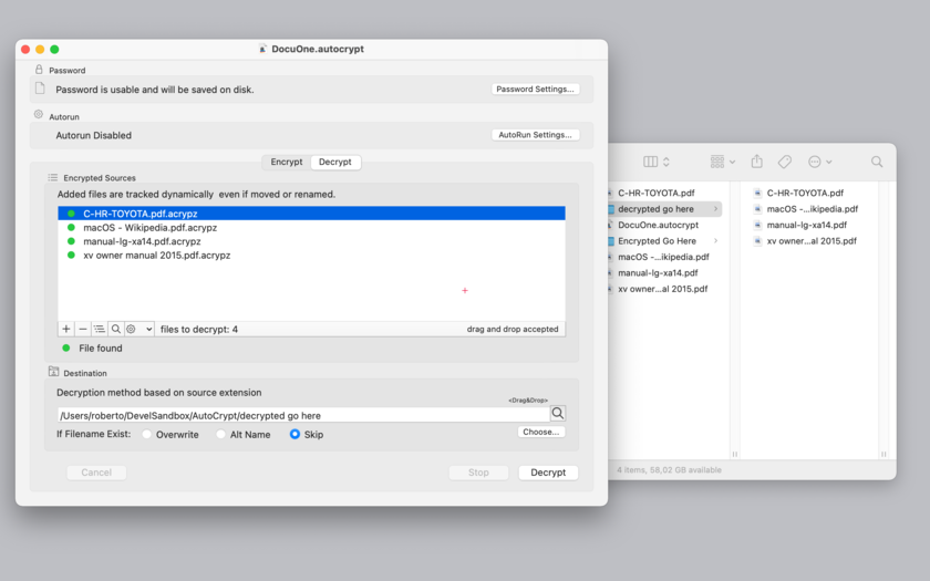AutoCrypt for Mac 2.3.1 破解版 – 文档加密与解密软件
