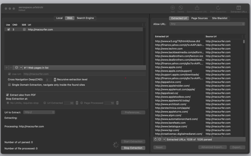 URL Extractor 4.6,1 macOS